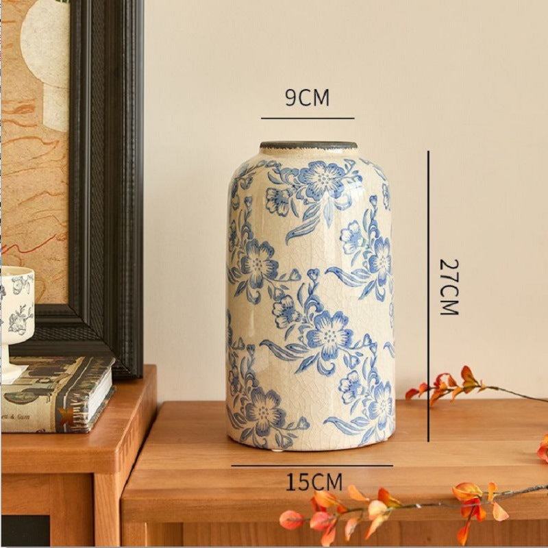Fanmu Ceramic Flower Vase Decorative