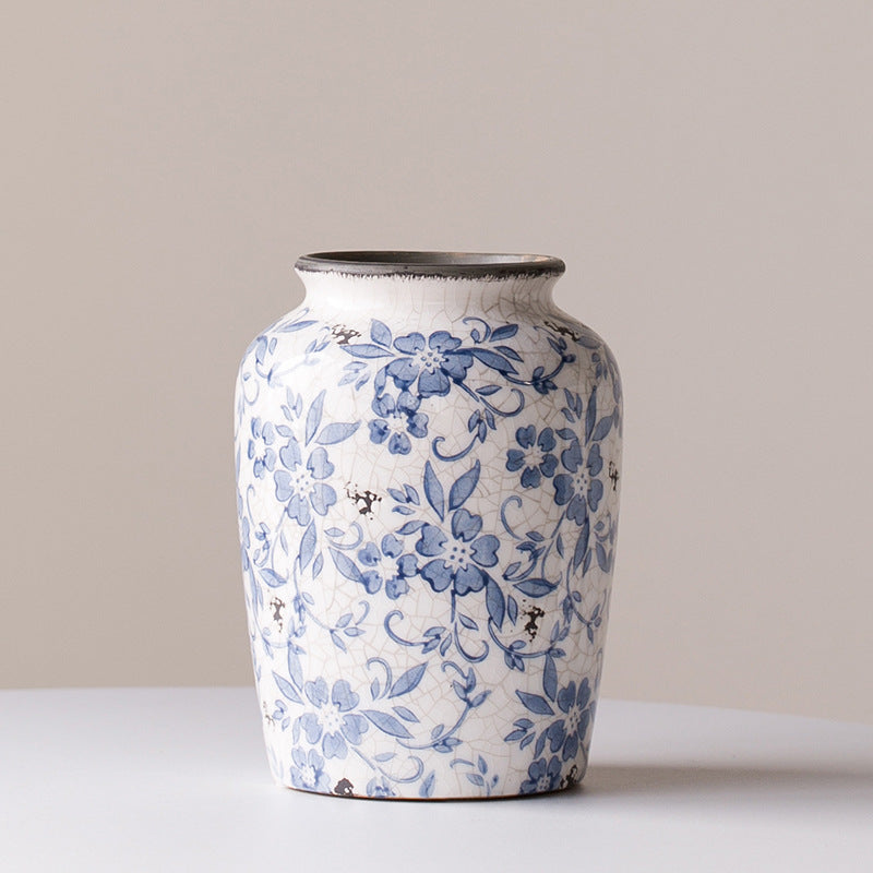Fanmu Ceramic Flower Vase Decorative