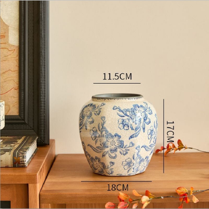 Fanmu Ceramic Flower Vase Decorative