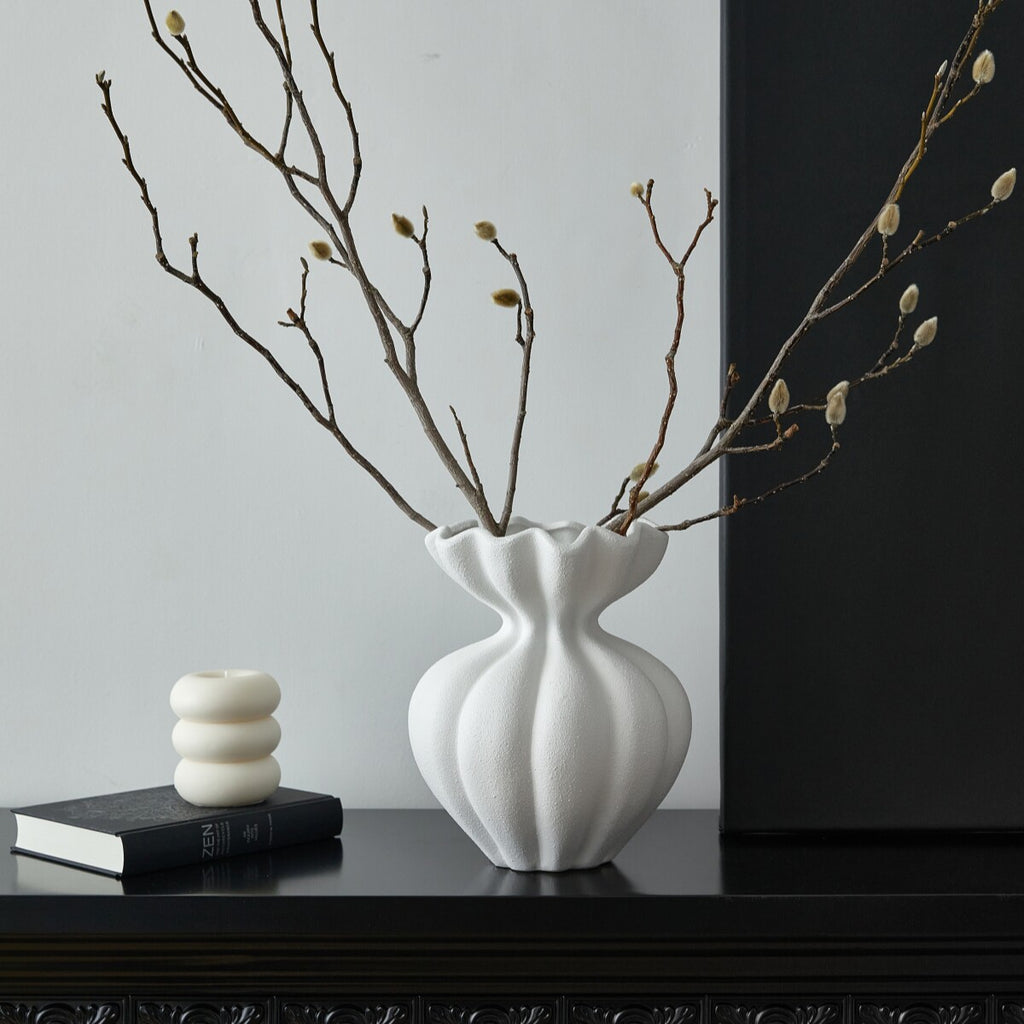 Fanmu Ceramic Lotus Flower Vase