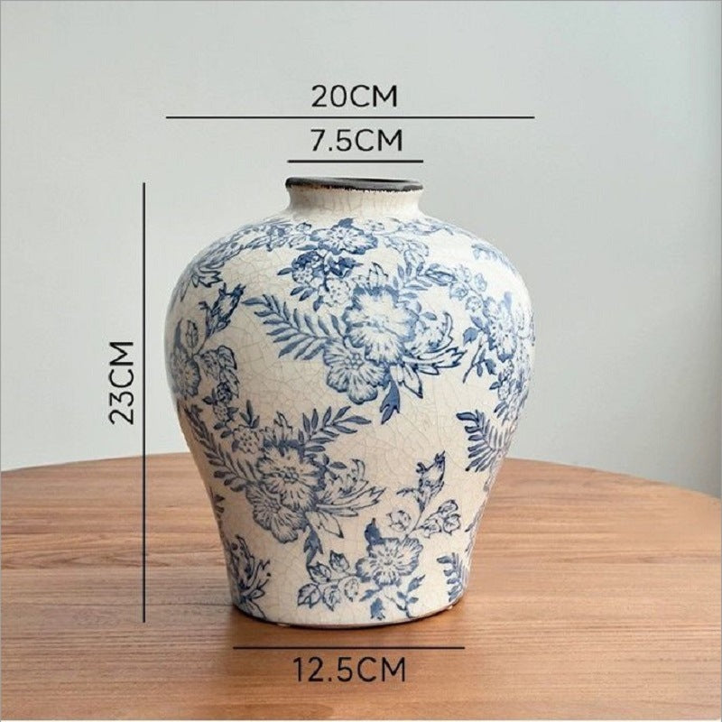 Fanmu Ceramic Flower Vase Decorative
