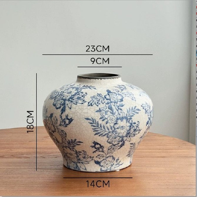 Fanmu Ceramic Flower Vase Decorative