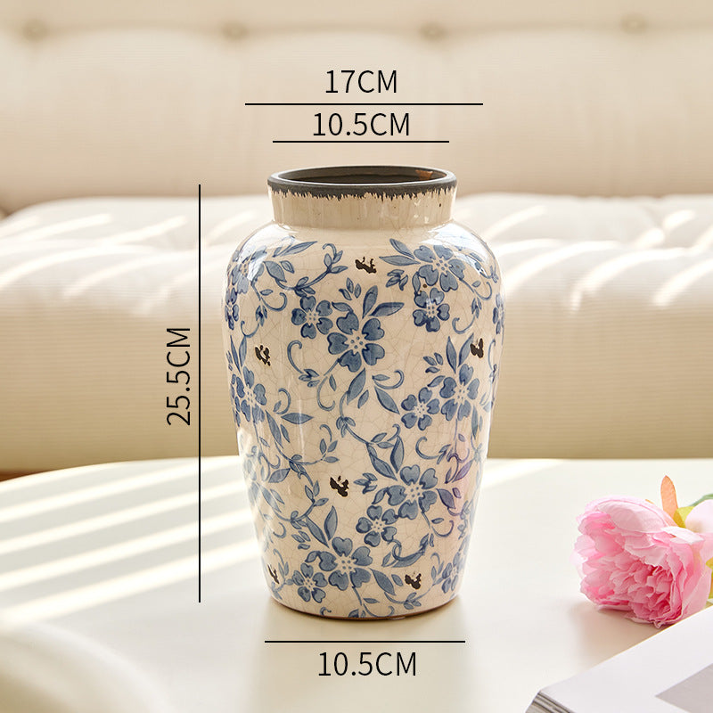 Fanmu Ceramic Flower Vase Decorative