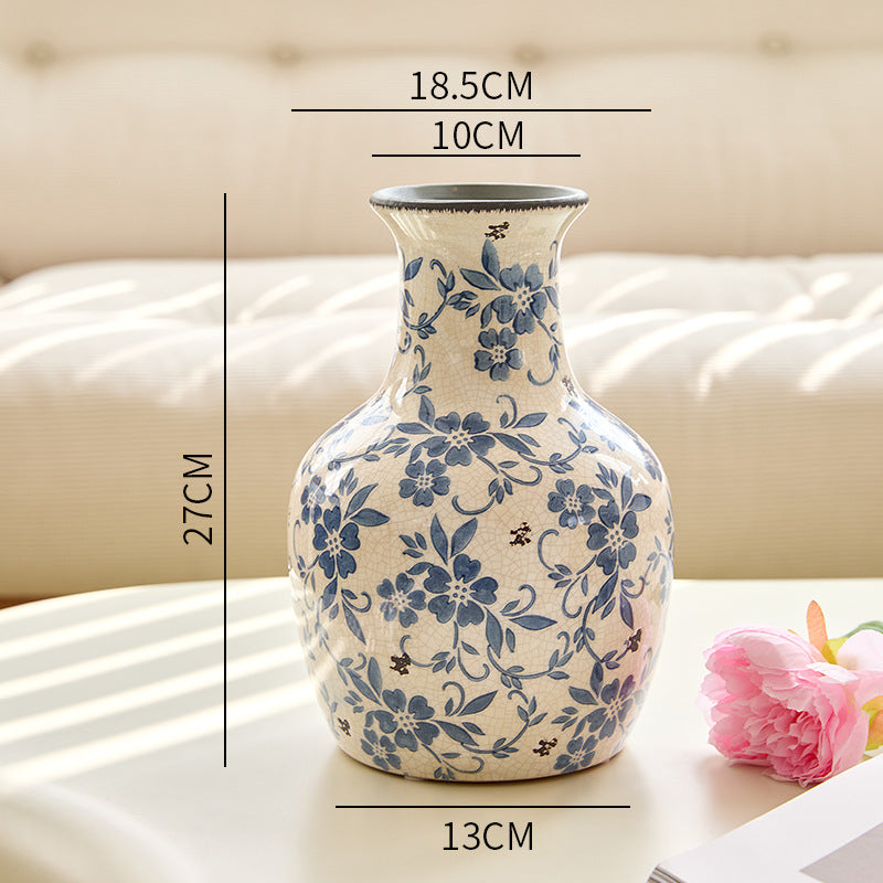 Fanmu Ceramic Flower Vase Decorative