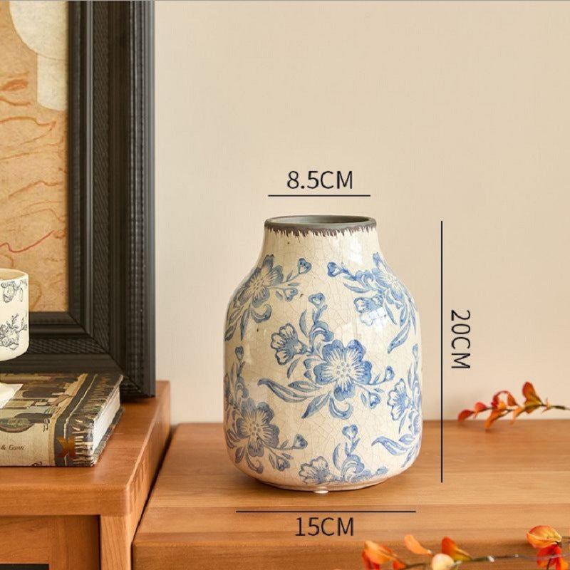 Fanmu Ceramic Flower Vase Decorative