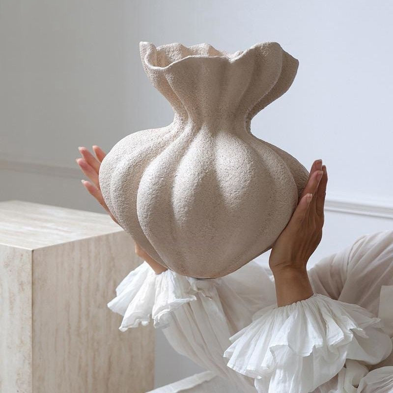Fanmu Ceramic Lotus Flower Vase