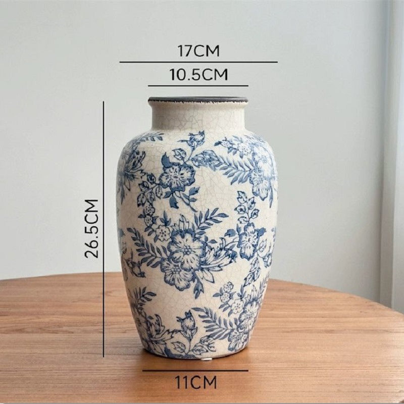 Fanmu Ceramic Flower Vase Decorative