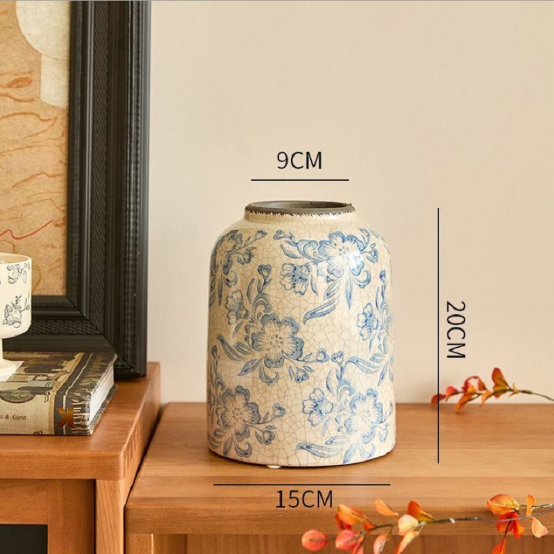 Fanmu Ceramic Flower Vase Decorative