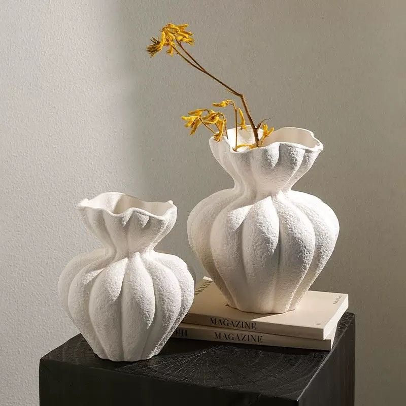 Fanmu Ceramic Lotus Flower Vase